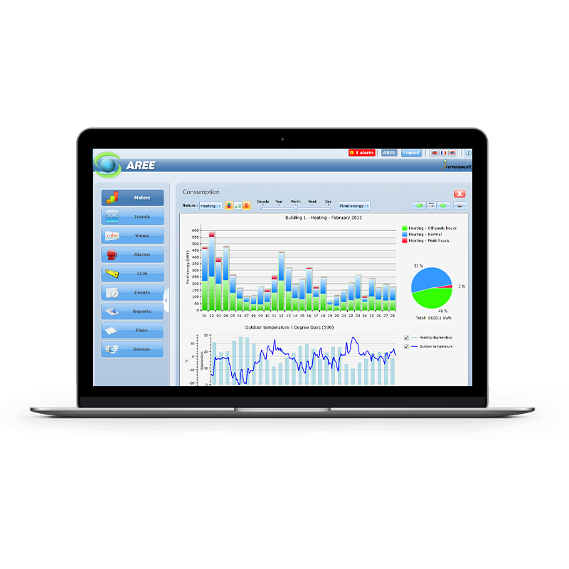Logiciel de gestion énergétique - AREE Building – Image 3
